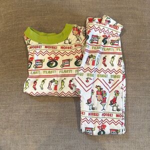 Size 5 Hannah Anderson Grinch Pajamas